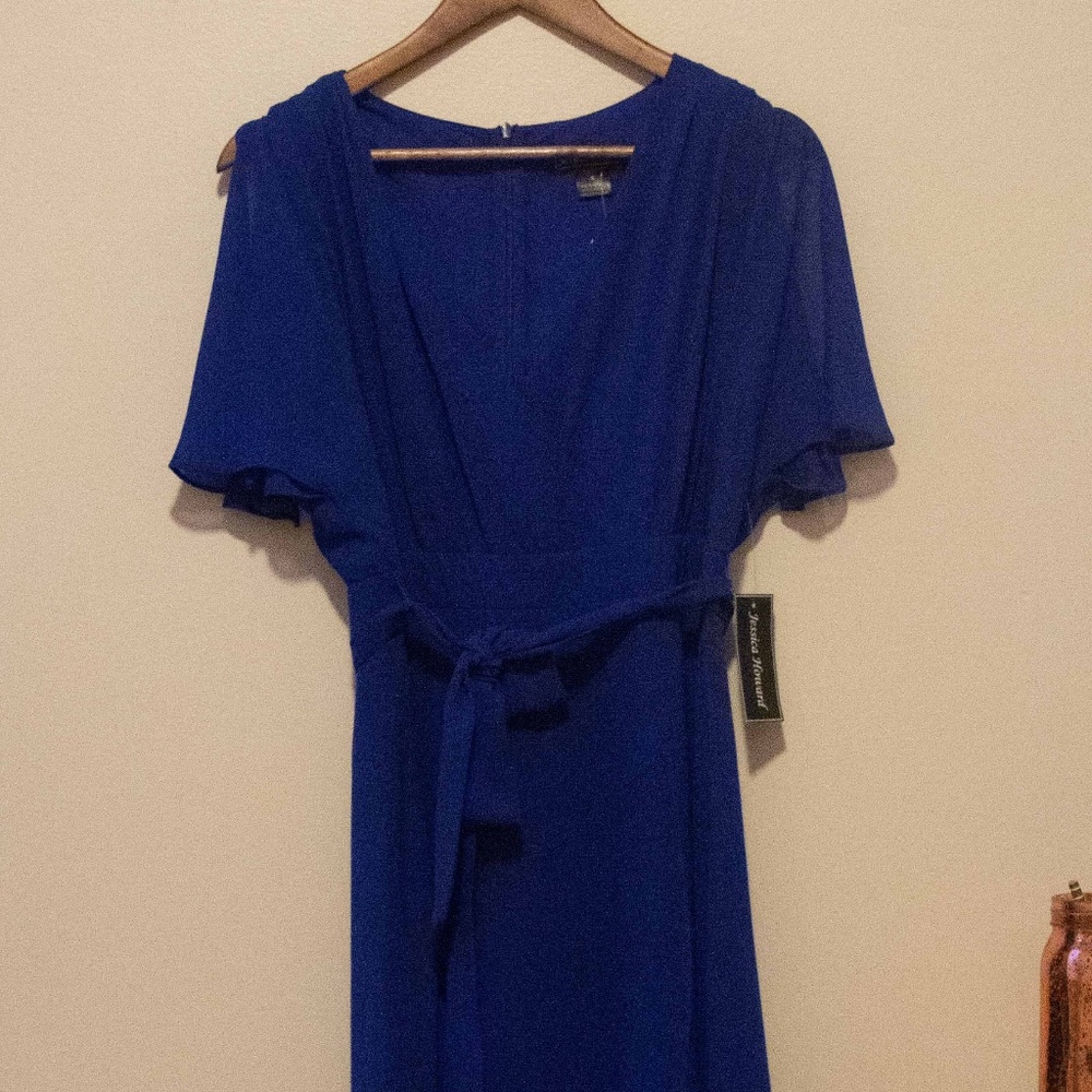 Blue Floor-length Dress